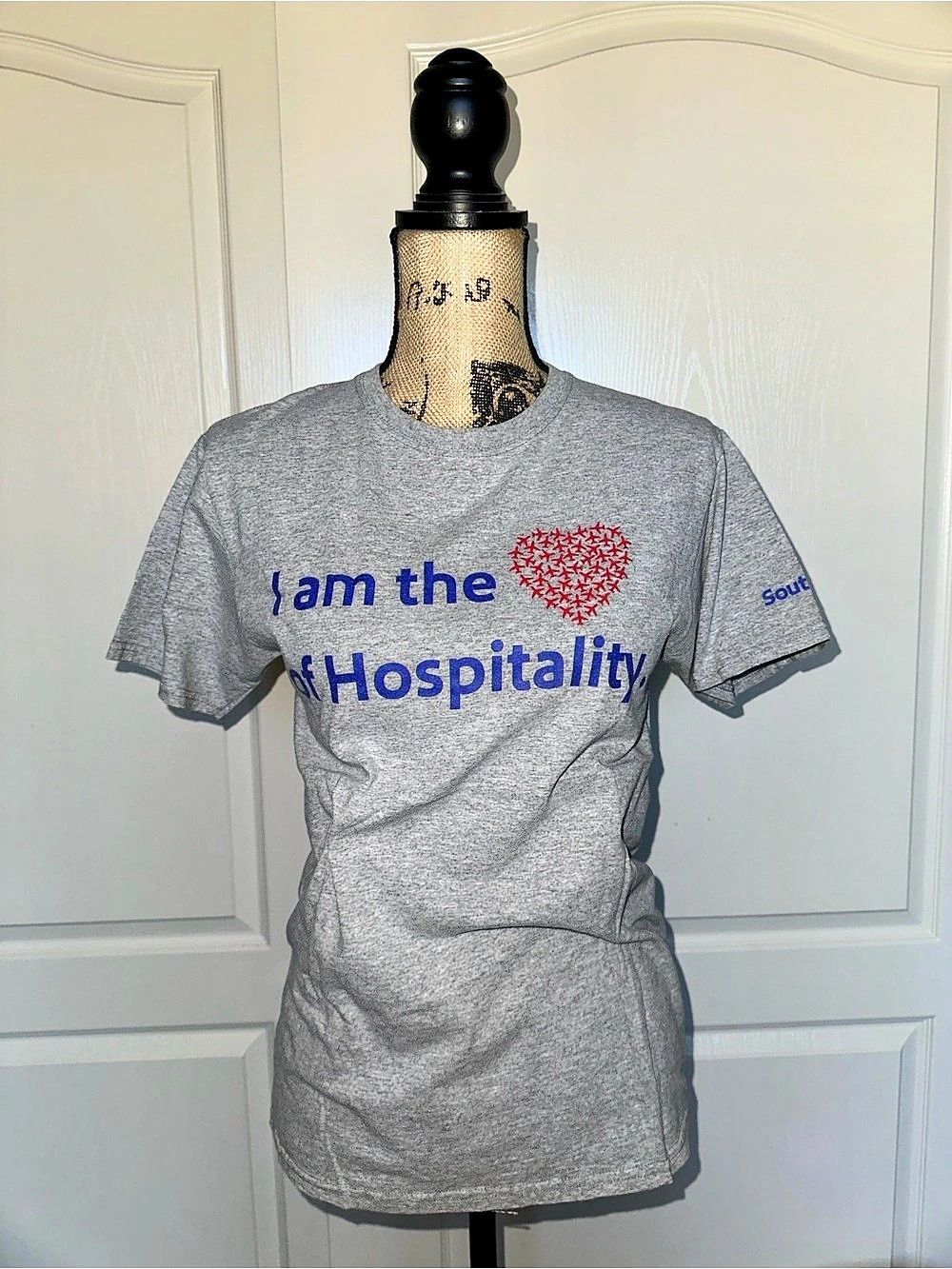 Southwest Airlines Short Sleeve Tee- I am the heart of hospitality